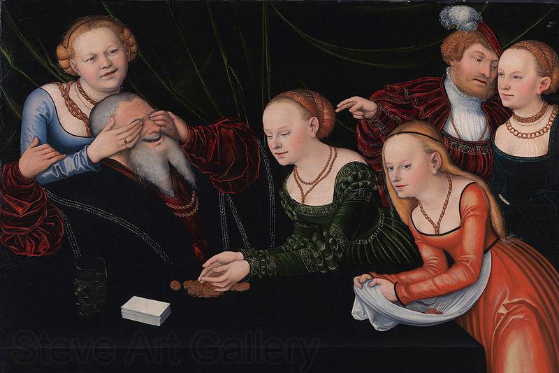 Lucas Cranach the Elder courtesans